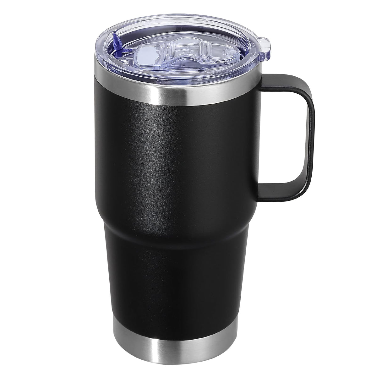 20 oz Stainless Steel Insulated Tumbler with Handle Lid and Straw M872