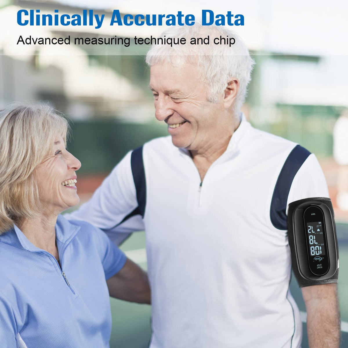 Upper Arm Blood Pressure Monitor with 9-14 Inch Cuff H8842