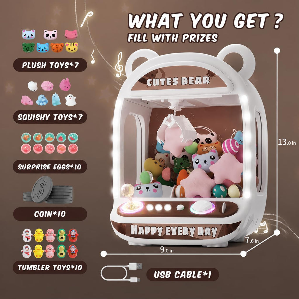 Claw Machine with Refill Toys & Prizes X796247