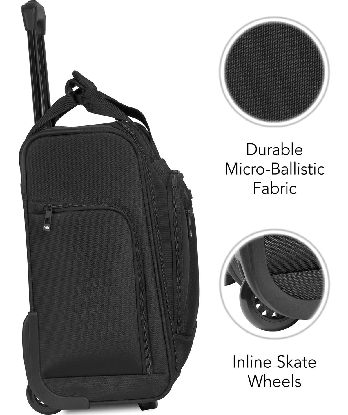 16” Underseat Bag with Laptop and Electronics Pockets F545