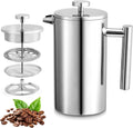 Small 12oz Stainless Steel Insulated French Press Q362