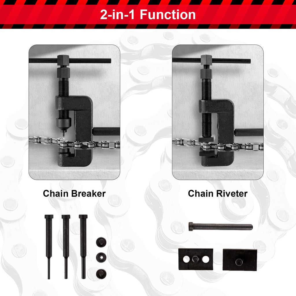 13 Pcs Motorcycle Chain Breaker Tool Kit Y870302