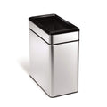10L Stainless Steel Slim Open Trash Can C736164
