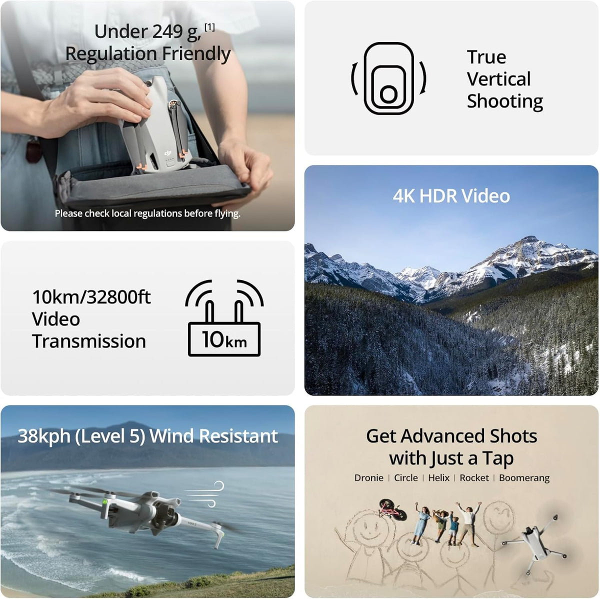 Mini 3 Drone with Camera 4K W233