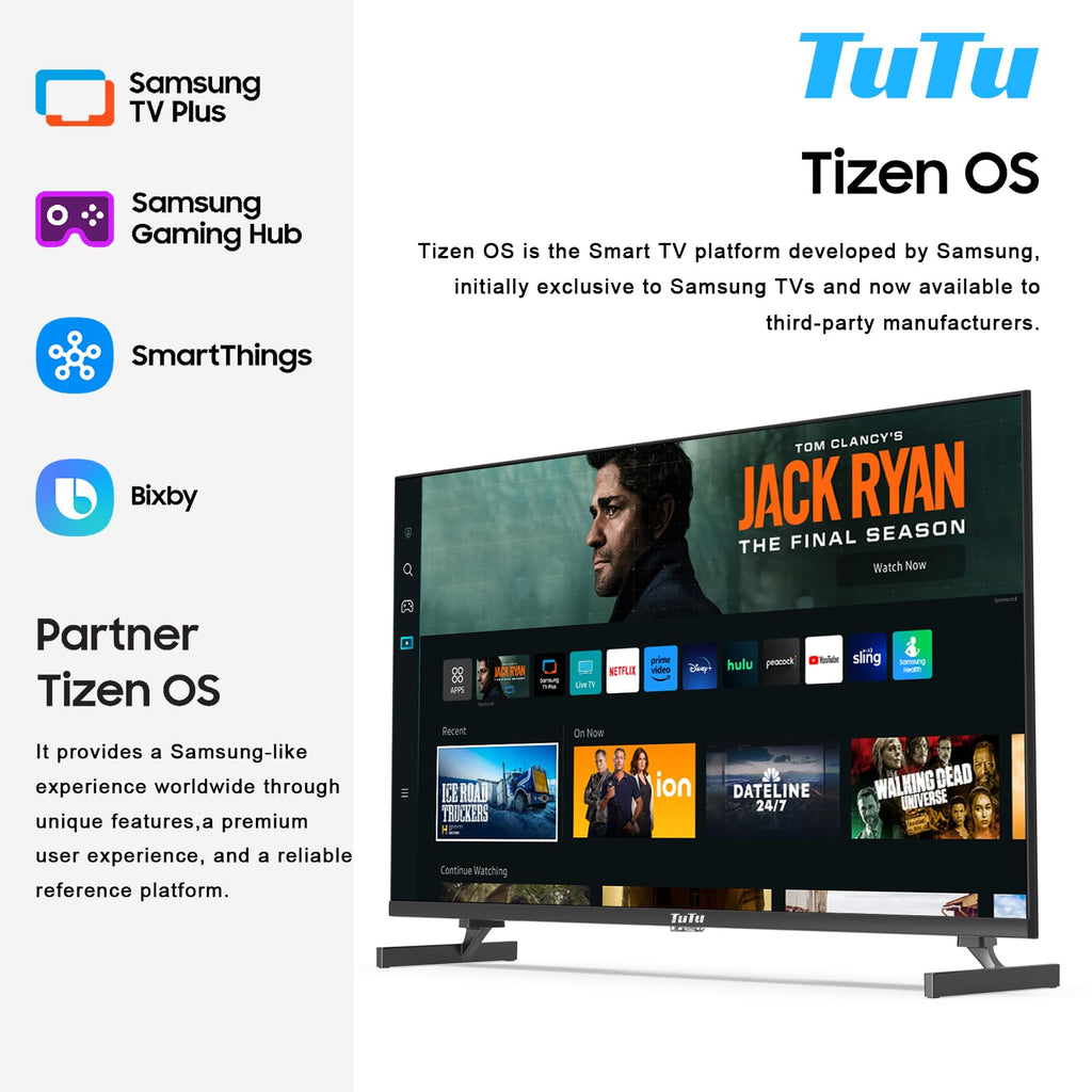 32 Inch FHD Smart TV 1080p Full HD Central Stand with HDR Dolby Audio B302753