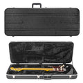 ABS Electric Guitar Hard Case 1.1 Inch Foam Plush Interior Black I382540