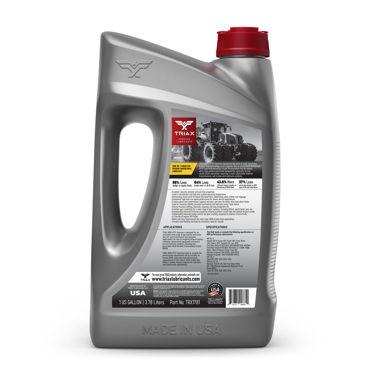 Full Synthetic Tractor Trans-Hydraulic Fluid 1 Gallon D759204