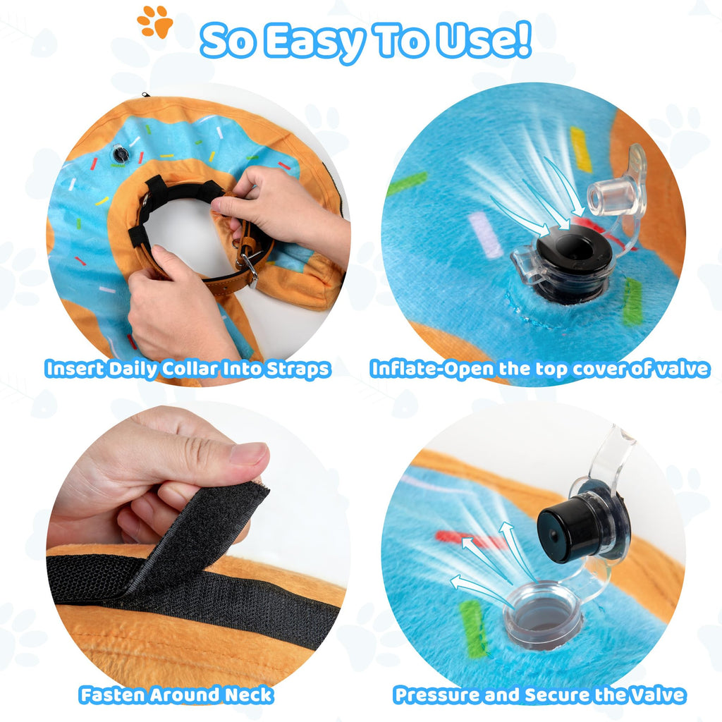 Inflatable Soft Dog Recovery Collar Y820