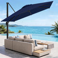 10 X 13 FT Cantilever Umbrella with 360-Degree Rotation Z412