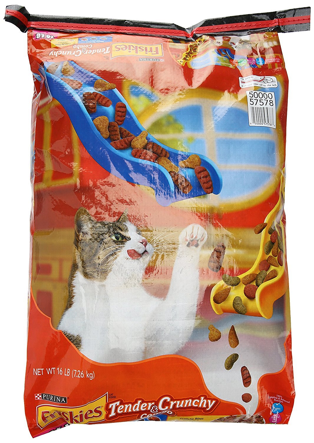 Dry Cat Food 16 Lb Bag U1388
