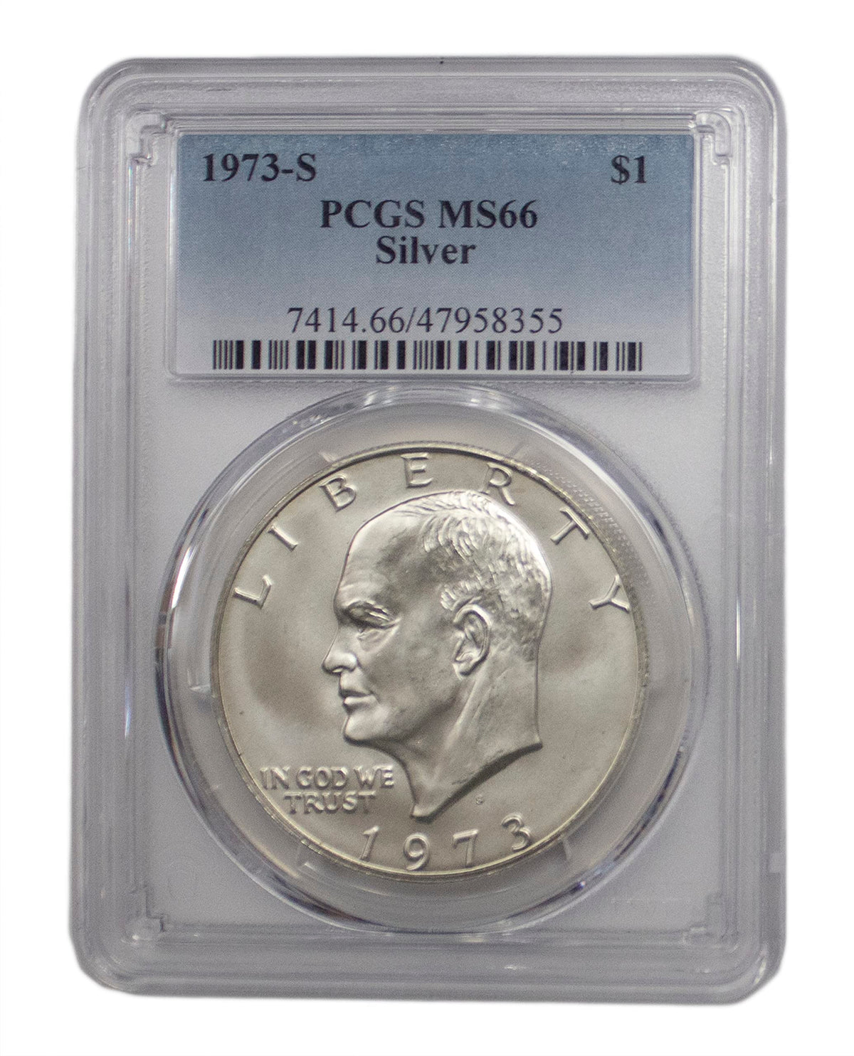 Silver Eisenhower Dollar R77054