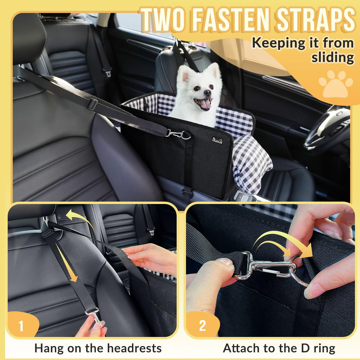 Dog Car Seat for Small Dogs Under 11lbs Z2360