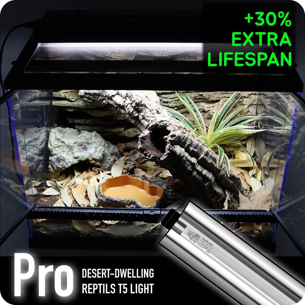 24W T5 10.0 UVB Reptile Light Fixture and Tube Kit E664