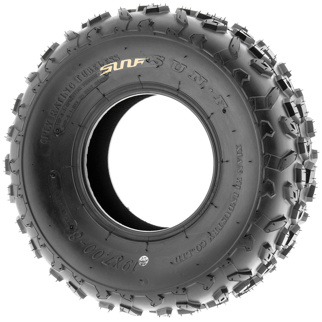 19x7-8 Knobby ATV & Go Kart Tires, Tubeless Pair of 2 C6496