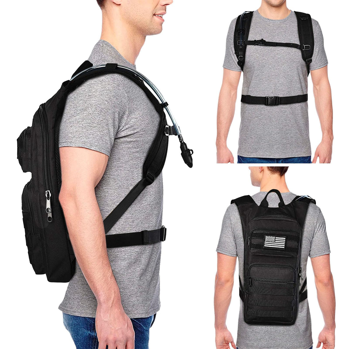 Hydration Backpack with 3L Water Bladder A76229