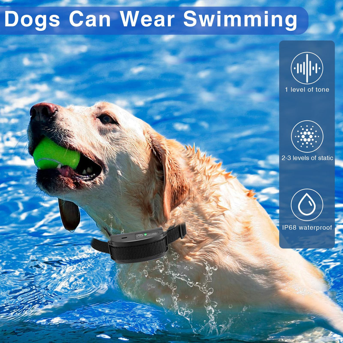 In-Ground Electric Dog Fence System with 2 Collars J819