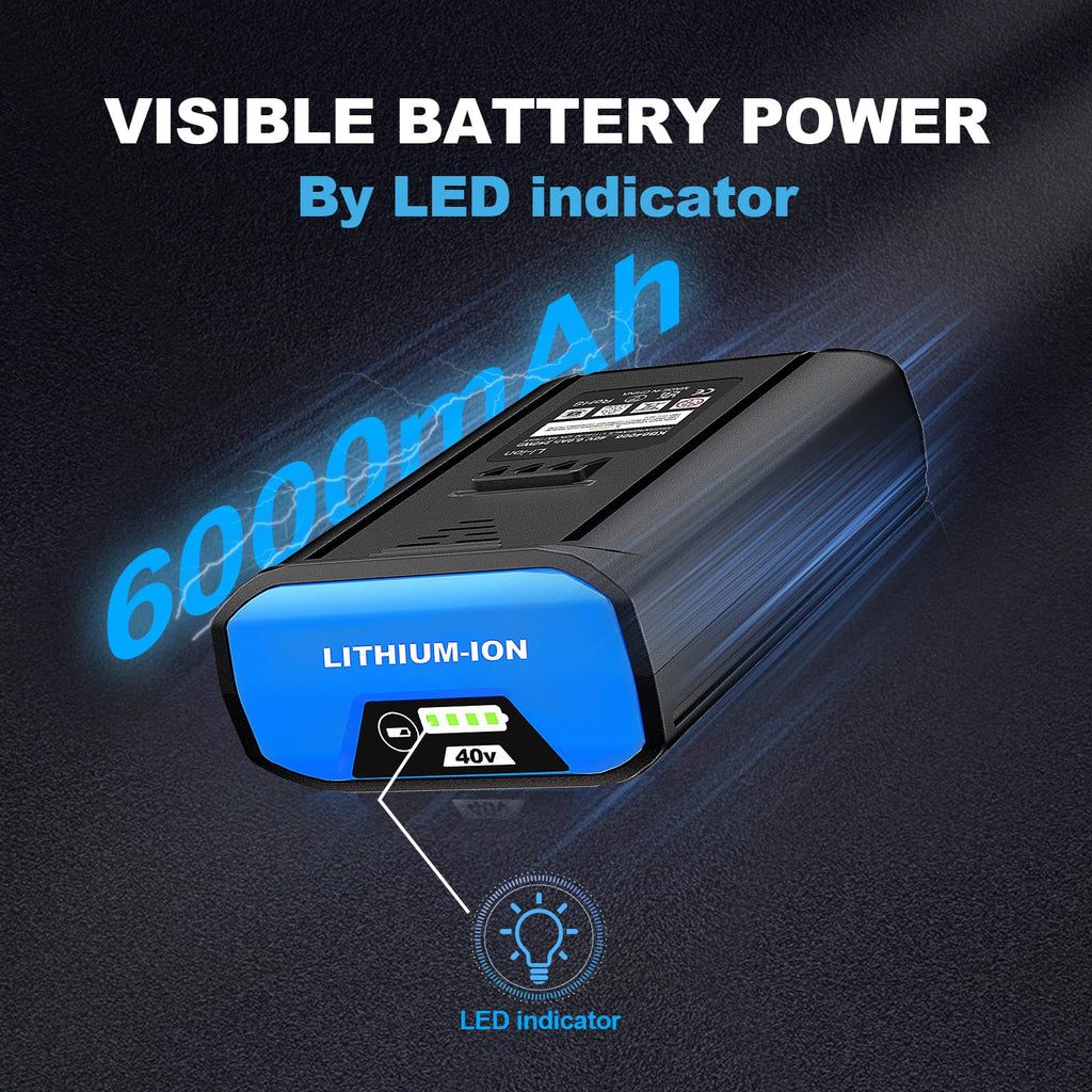 40V 6.0Ah Lithium-Ion Battery T7047