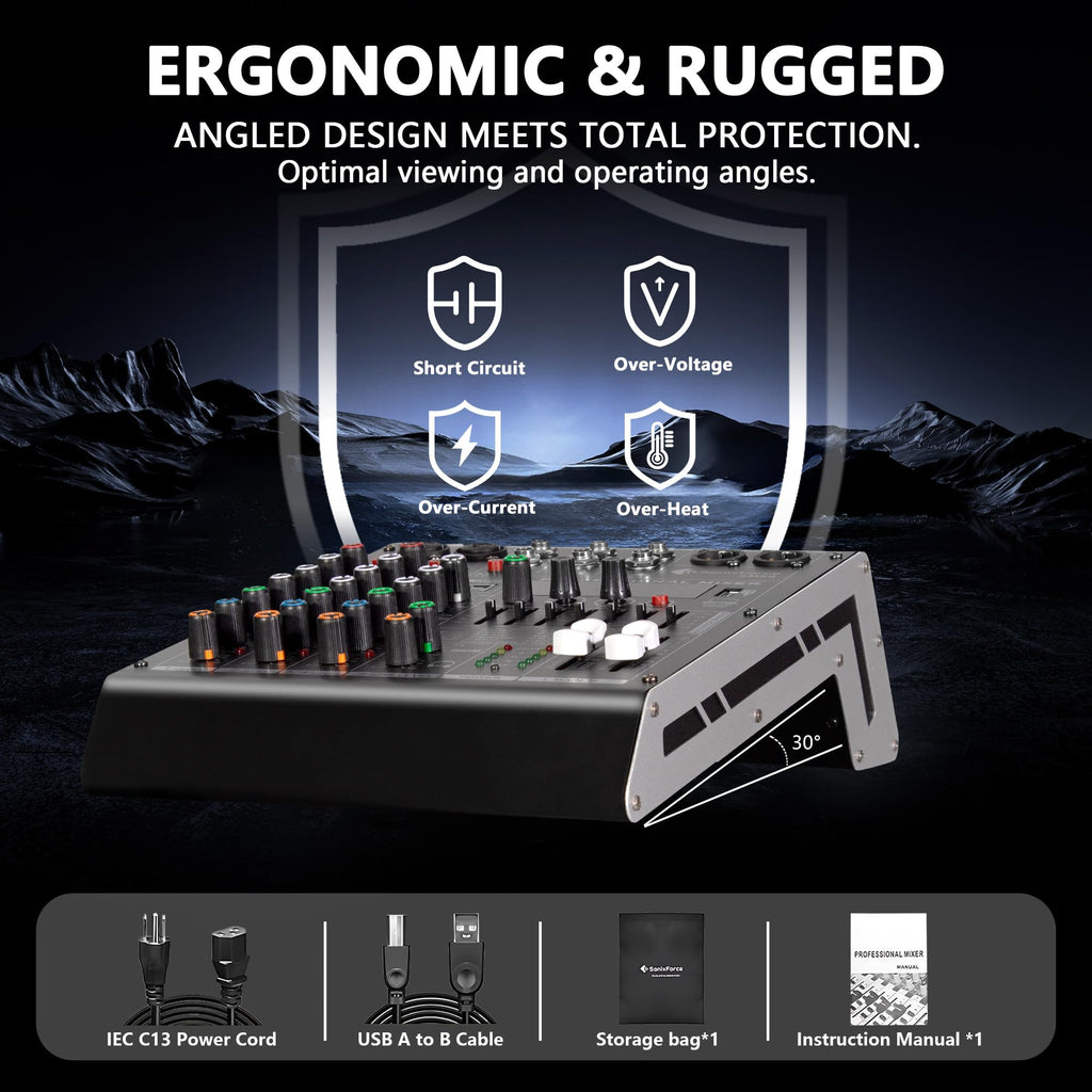 4 Channel Audio Mixer J169576
