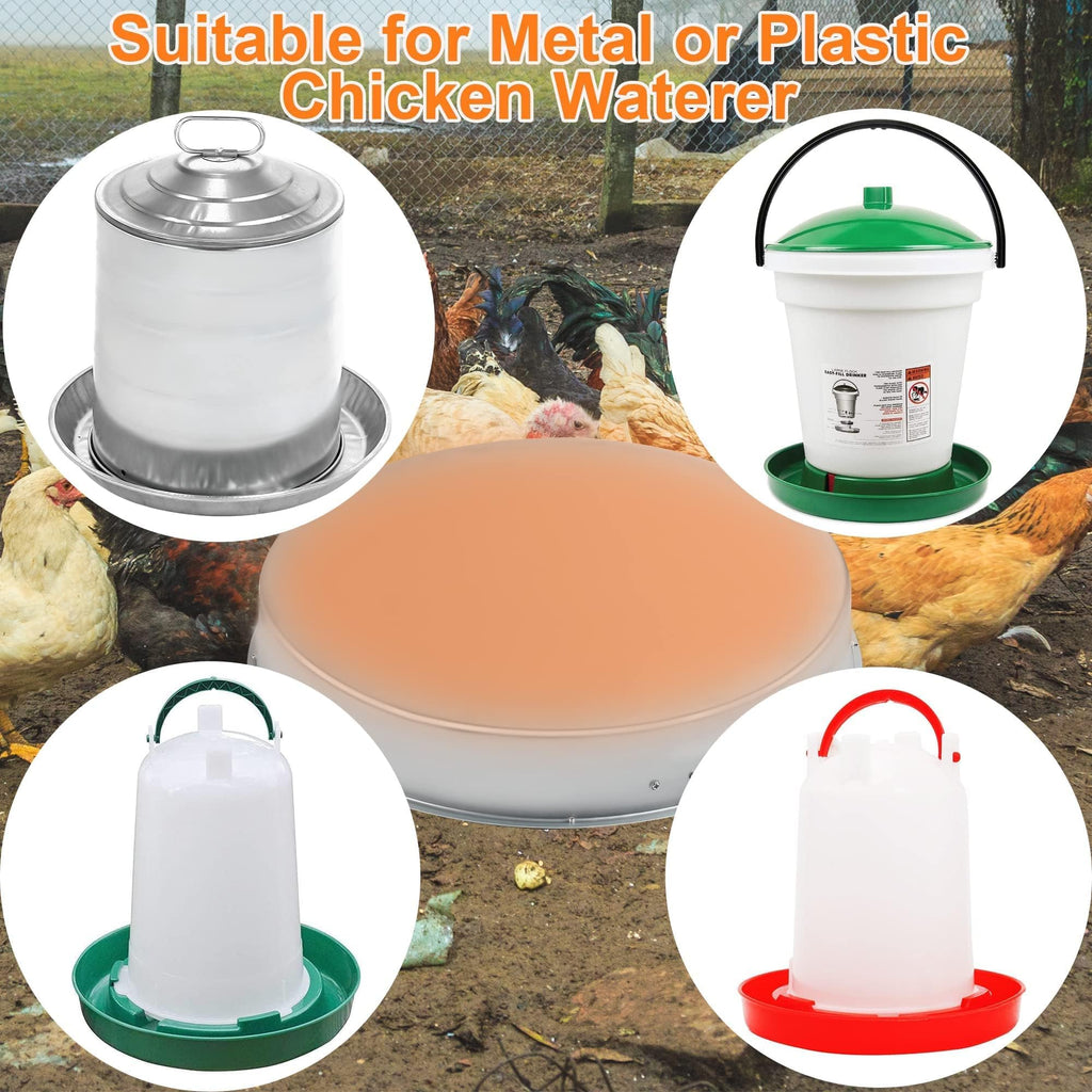 Heated Chicken Waterer 5 Gallon 125W V603