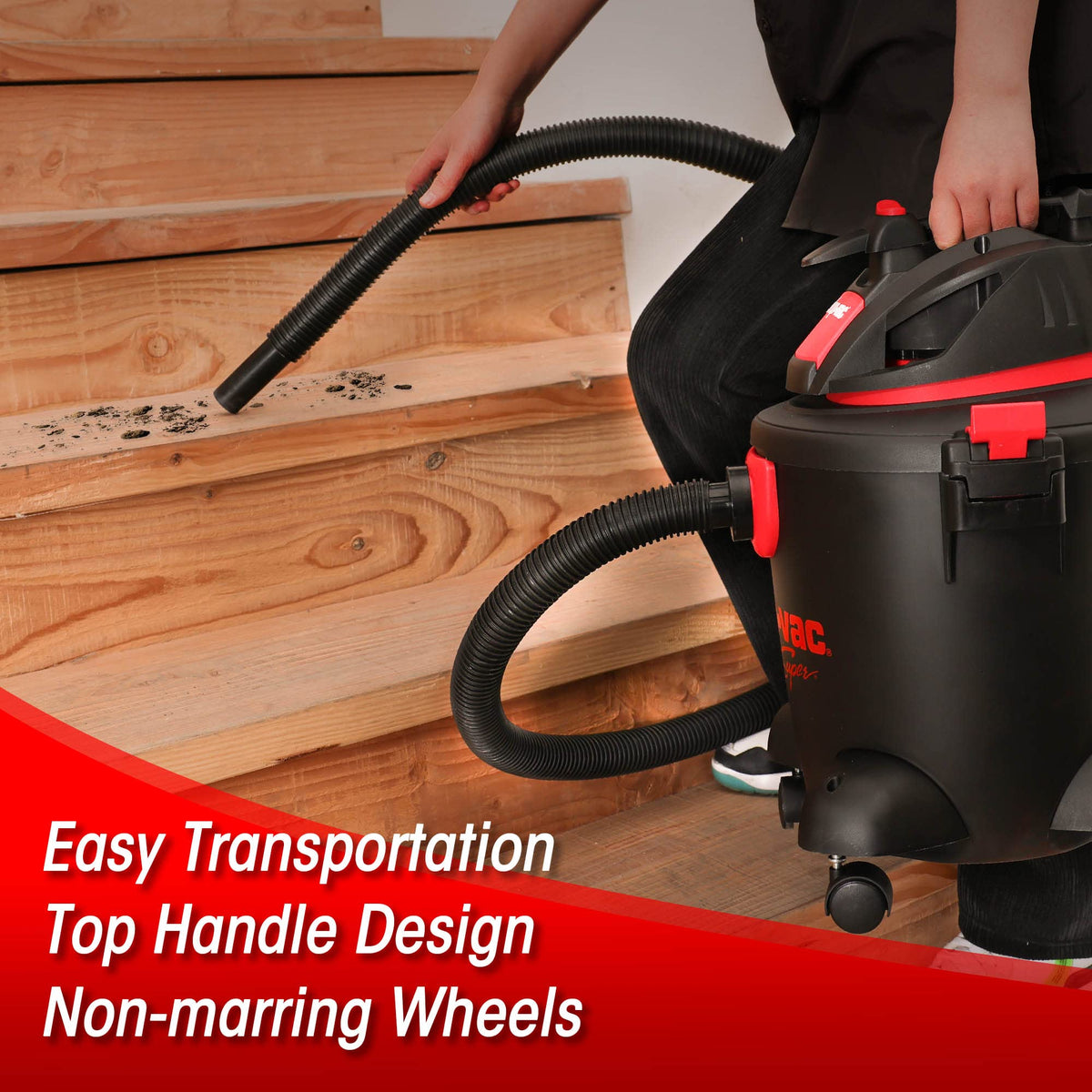 5 Gallon 3.5 Peak HP Wet/Dry Vacuum T283