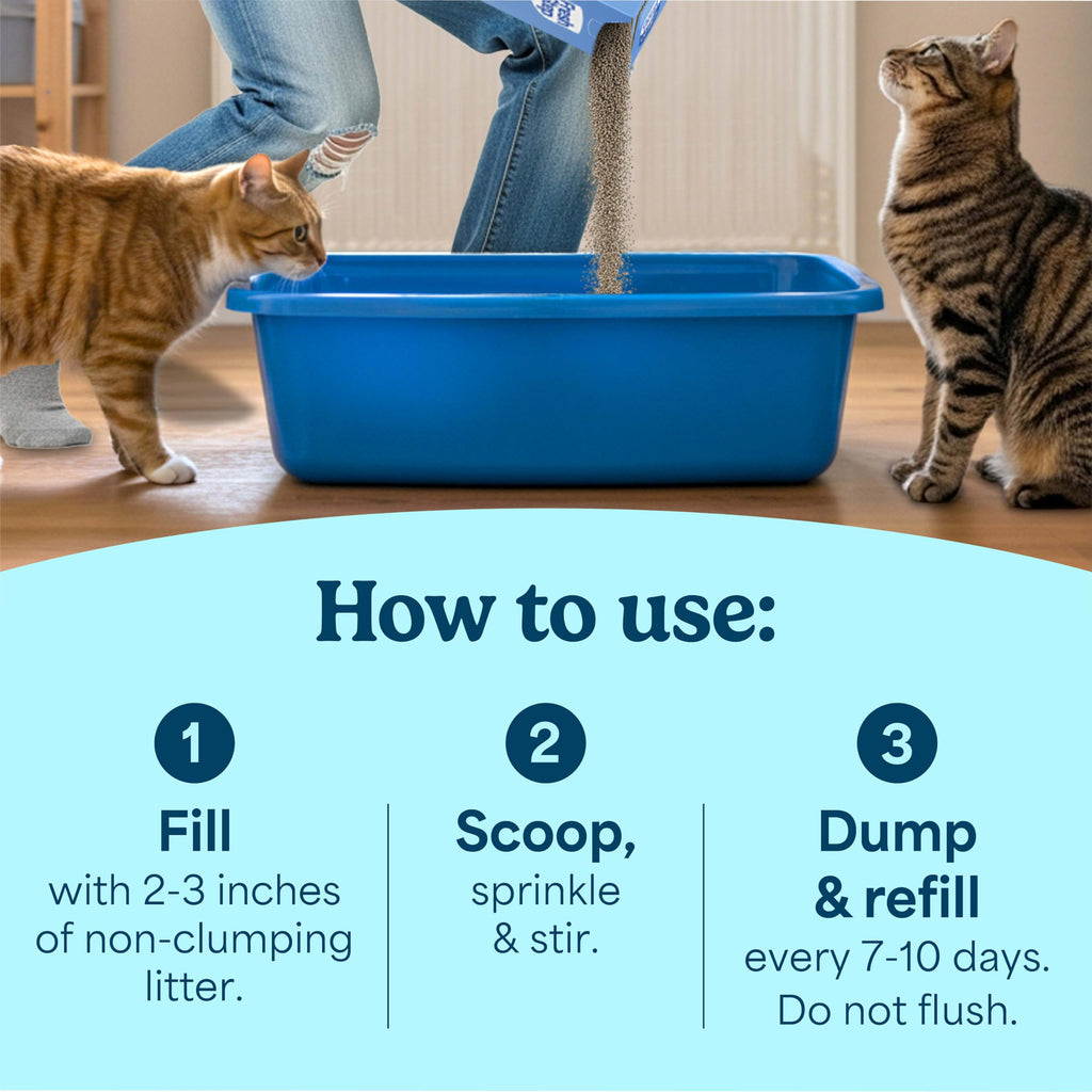 Non-Clumping Cat Litter with Odor Control, 14 lb. Bag U9518