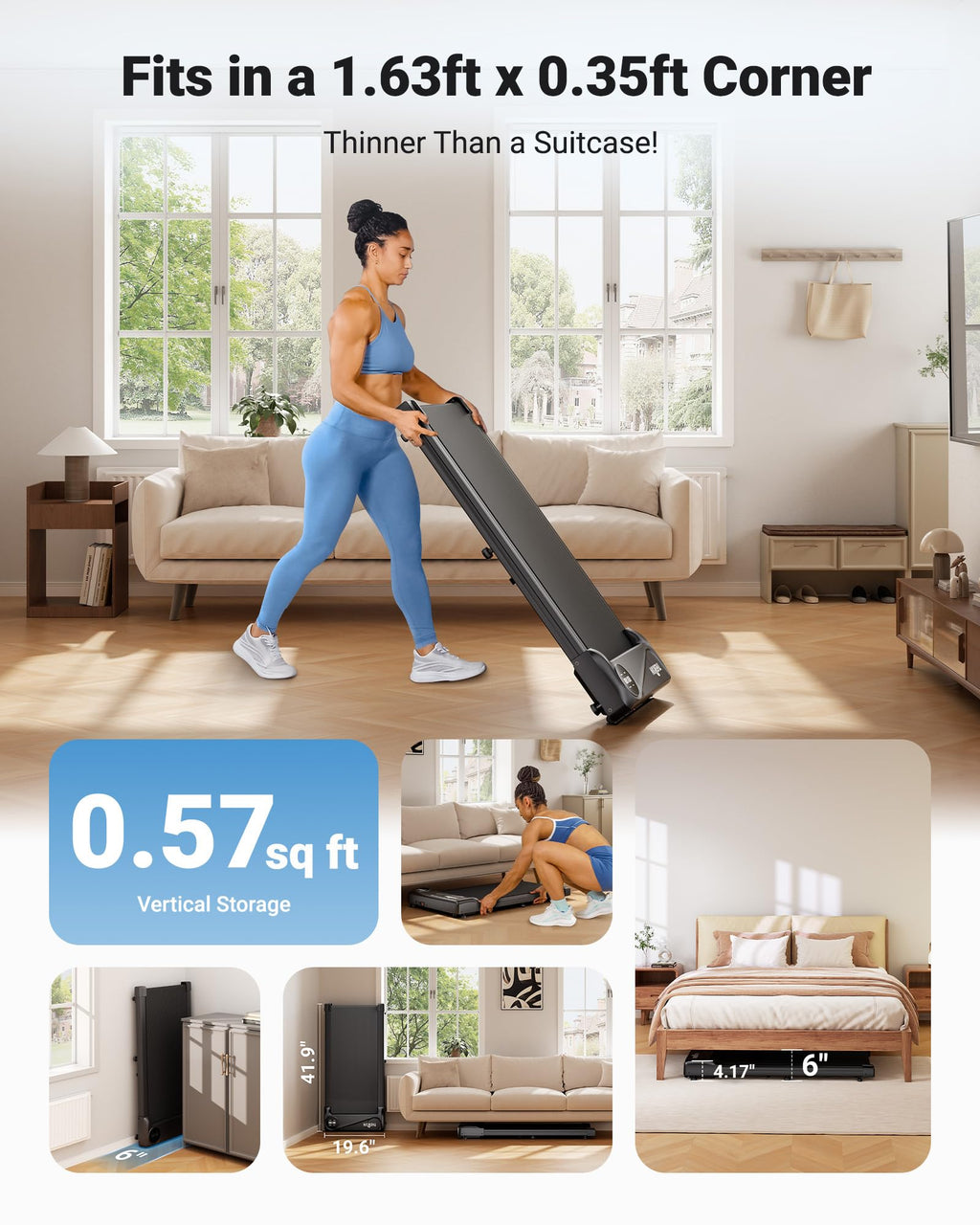 Walking Pad Under Desk Treadmill O137407
