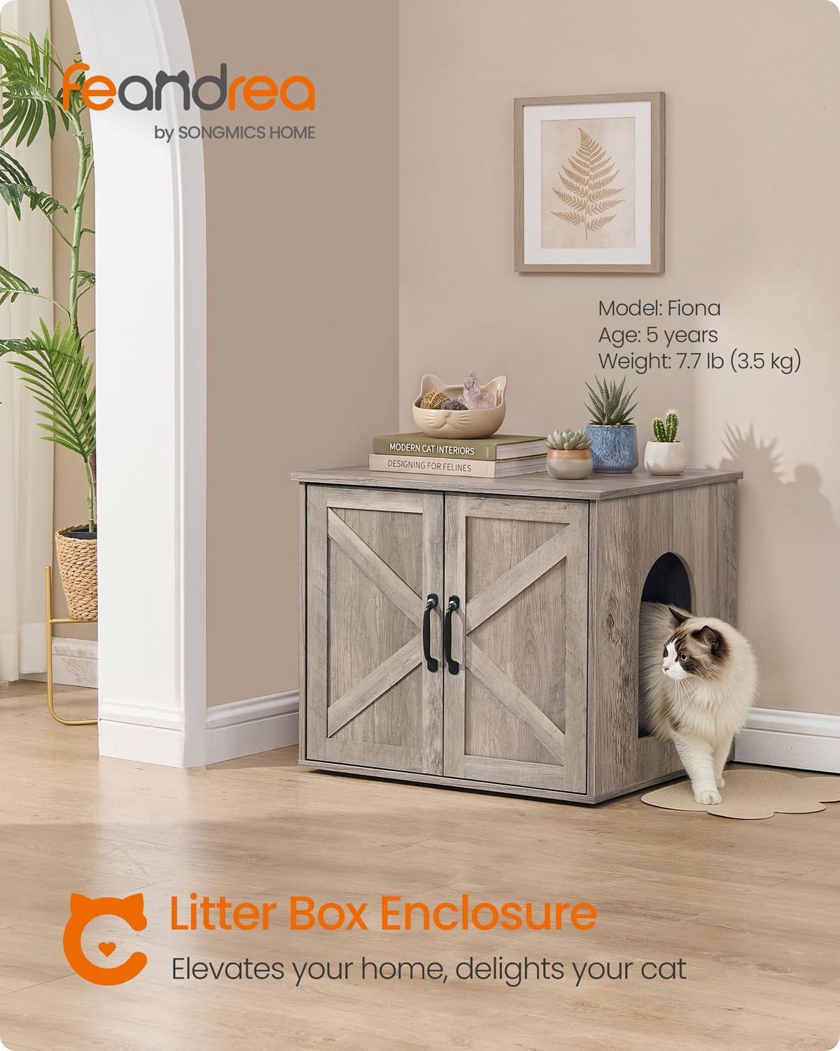 Cat Litter Box Enclosure F7386