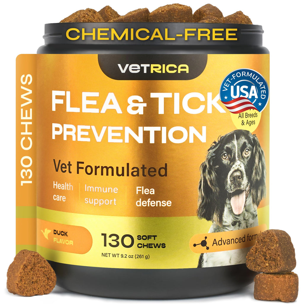 Flea and Tick Chewable Soft Treats for Dogs O856659