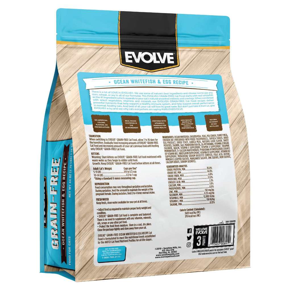 Grain Free Whitefish and Egg Cat Food M5297