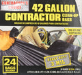 42-Gallon Outdoor Construction Trash Bags R6111