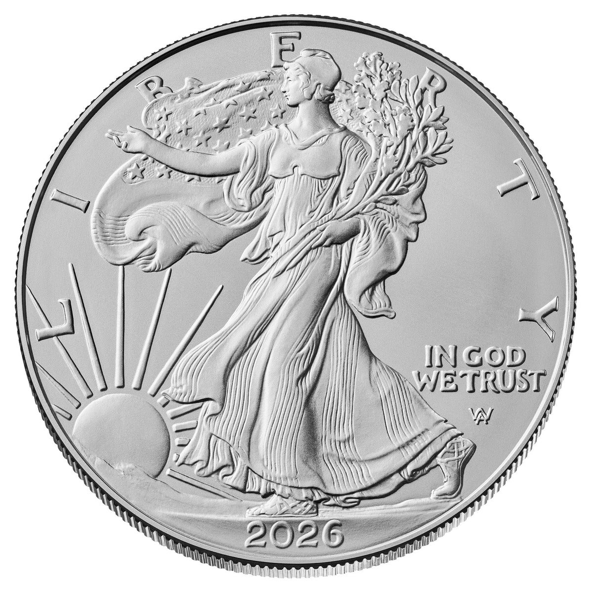 2026 U.S. Silver Eagle 1 oz Brilliant Uncirculated Z12502